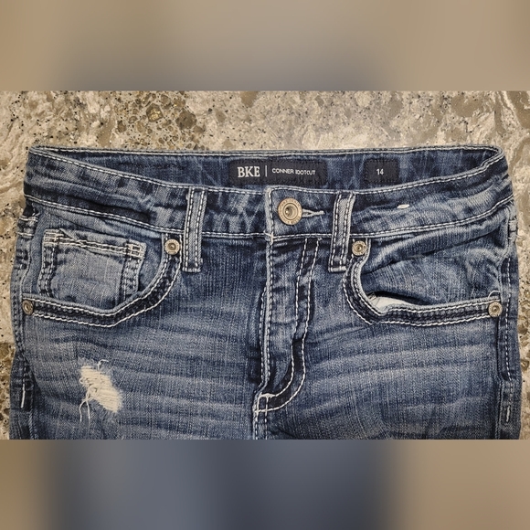 BKE | Conner Bootcut Distressed Jeans - Picture 5 of 9